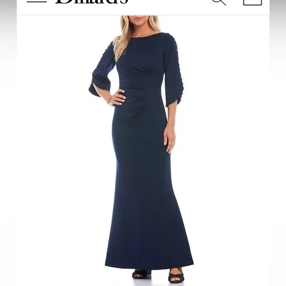 jessica howard navy blue dress Navy Blue Jessica Howard Formal Dress